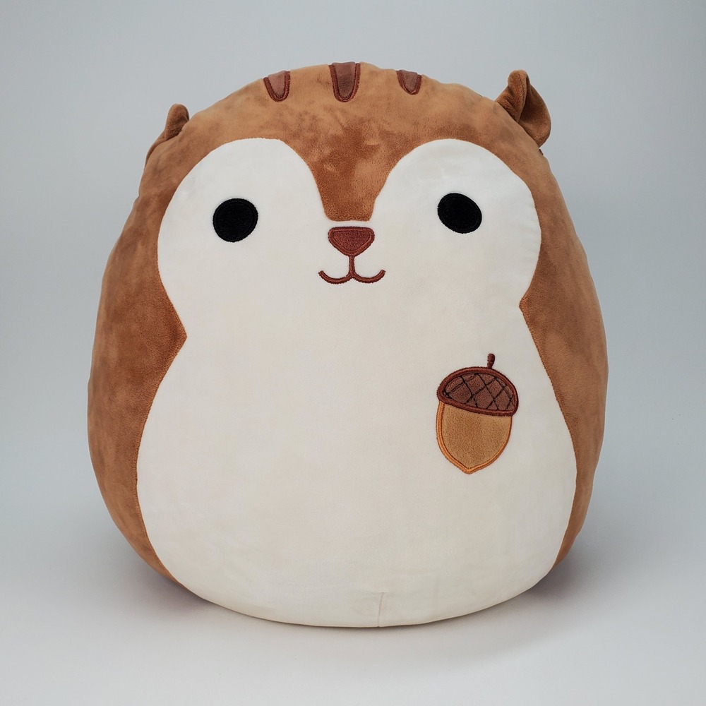 Squishmallows Sawyer the Squirrel 16 Inch Brown Plush Stuffed Animal with Acorn